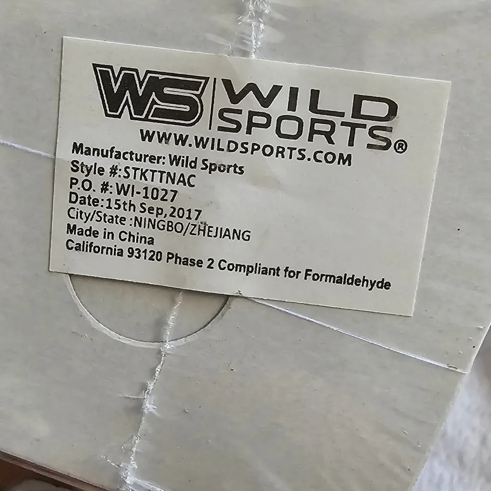 Wild Sports wooden block